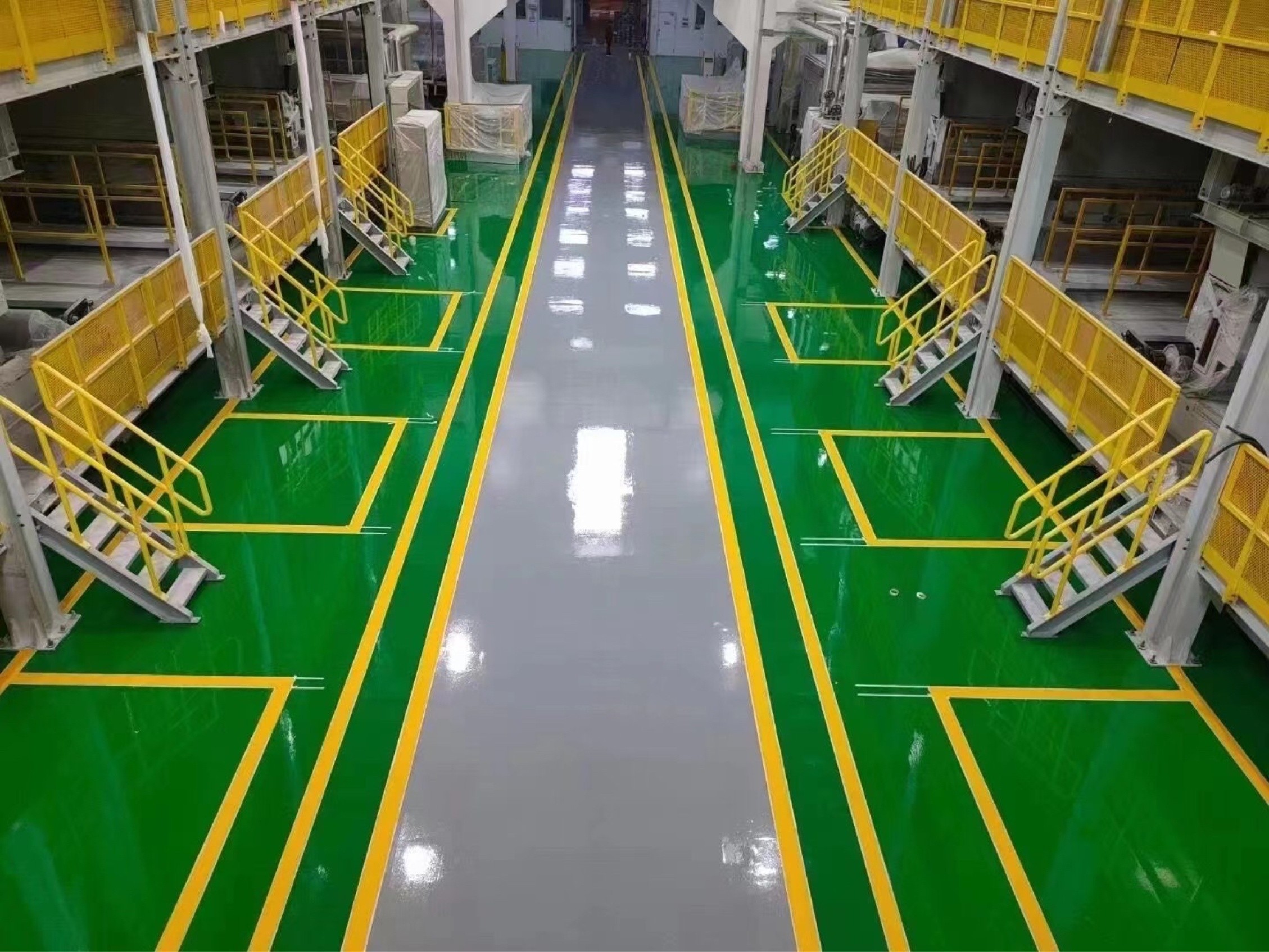 彩田BA-505C防靜電自流平地坪面漆-電子廠房、設(shè)備制造車間